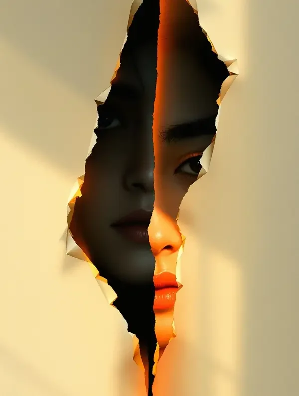 《我的妻子有两张脸》-悬疑短剧-短剧全集 《我的妻子有两张脸》竖版短剧封面,悬疑题材